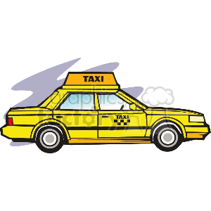   car cars autos automobile automobiles taxi cab cabs  taxi0002.gif Clip Art Transportation Land 
