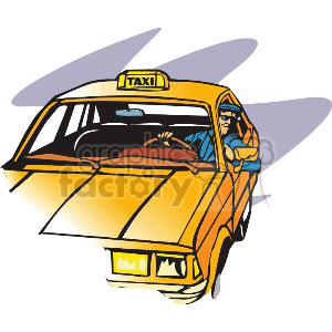 taxi0004 clipart. Commercial use image # 172695