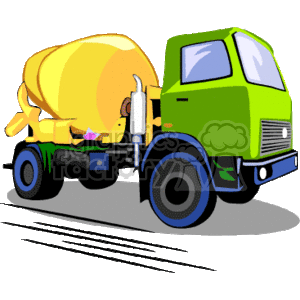  heavy equipment construction truck trucks cement   transport_04_048 Clip Art Transportation Land 