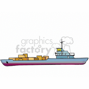   ship ships boat boats  bulkcarrier.gif Clip Art Transportation Water 
