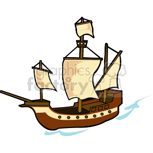   pirate Columbus Day ship ships boat boats pirates  pic20.gif Clip Art Transportation Water 