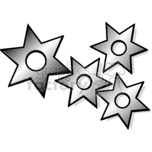   throwing stars martial arts weapon weapons  THROWINGSTARS01.gif Clip Art Weapons 