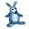 small rabbit clipart. Royalty-free icon # 174965