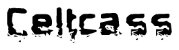The image contains the word Celtcass in a stylized font with a static looking effect at the bottom of the words