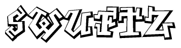 The clipart image features a stylized text in a graffiti font that reads Swuftz.
