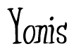 Yonis clipart. Commercial use image # 368184