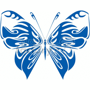 blue butterfly vinyl ready  clipart. Royalty-free image # 368380