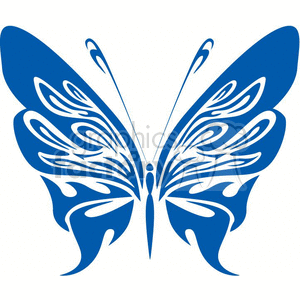 dark blue butterfly clip art clipart. Royalty-free image # 368396