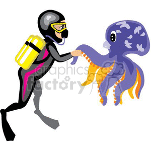 diving-006 clipart. Commercial use image # 369889