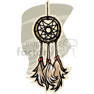 Native American dreamcatcher clipart. Commercial use image # 371346