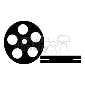 film reel clipart. Commercial use image # 371578