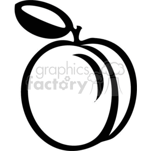 vector vinyl+ready clip+art images graphics signage food fruit healthy health peach peaches black+white