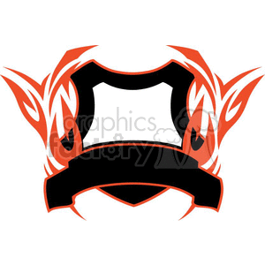 flaming template 029 clipart. Royalty-free image # 372862