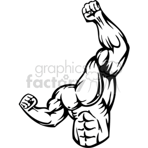 muscles clipart. Royalty-free image # 373016