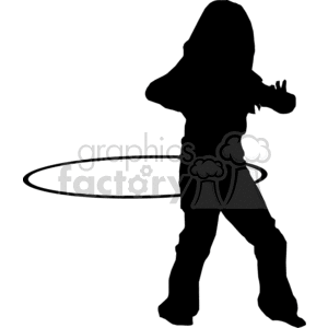 people shadow shadows silhouette silhouettes black white vinyl ready vinyl-ready cutter action vector eps png jpg gif clipart hula hoop hoops child