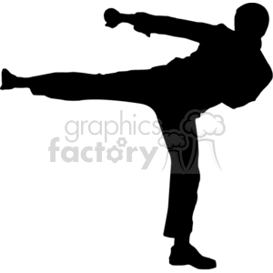 people shadow shadows silhouette silhouettes black white vinyl ready vinyl-ready cutter action vector eps png jpg gif clipart karate kick martial arts