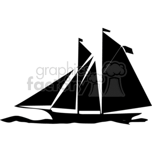 clipart - sailboat icon.