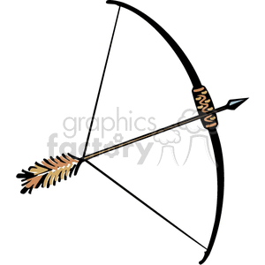 bow with arrow clipart. Commercial use image # 374380