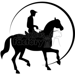 Horse riding clipart. Royalty-free image # 374721