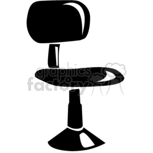 Barber chair clipart. Royalty-free image # 374801