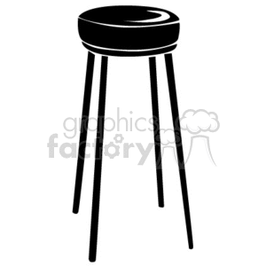 Bar chair clipart. Royalty-free image # 374806