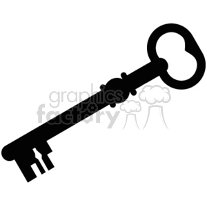 Skeleton key clipart. Royalty-free image # 374891