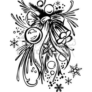 Christmas composition 2 clipart. Commercial use image # 374907