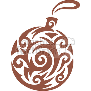 Christmas ornament clipart. Commercial use image # 374922