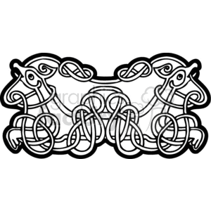 celtic design 0001w clipart. Royalty-free image # 376672