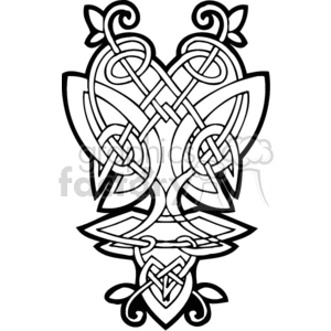 celtic design 0080w clipart. Royalty-free image # 376737