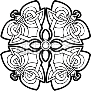 celtic design 0069w clipart. Royalty-free image # 376777