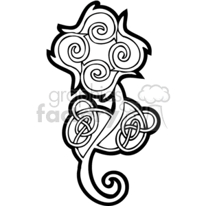 celtic design 0048w clipart. Royalty-free image # 376847