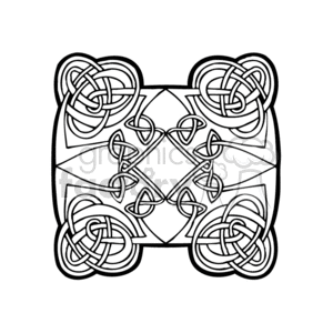 celtic design 0113w clipart. Royalty-free image # 376897