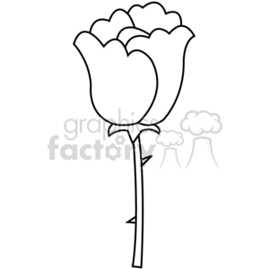 rose clipart. Commercial use image # 377004
