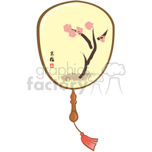 Chinese summer fan clipart. Commercial use image # 377029