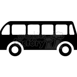 cartoon funny comical vector vehicle truck black white vinyl-ready transportation bus public