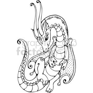 female dragon clipart. Commercial use image # 380177