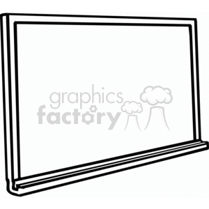 clipart - Black and white chalkboard .