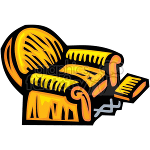 recliner clipart. Commercial use image # 382959