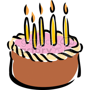 birthday cake clipart. Royalty-free image # 382989
