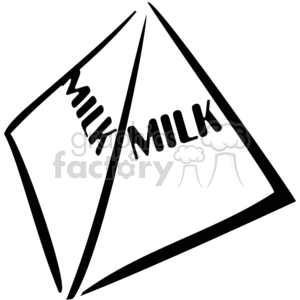 milk outline clipart. Royalty-free image # 383013