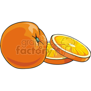 orange slices clipart. Royalty-free image # 383067