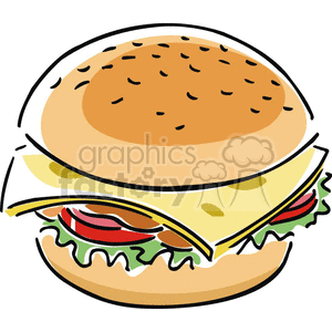 sandwich clipart. Royalty-free image # 383084