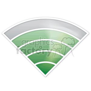 wireless-signal-4-bars clipart. Commercial use image # 383954