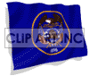 clipart - 3D animated Utah flag.