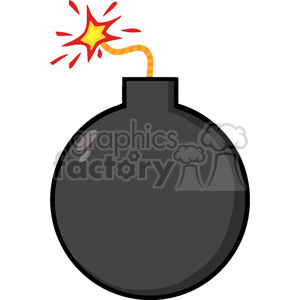 lit-cartoon-bomb clipart. Commercial use image # 384372