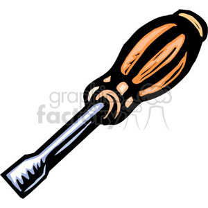 screwdriver clipart. Royalty-free image # 384970