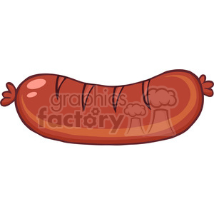 Grilled Sausage clipart. Royalty-free image # 386500