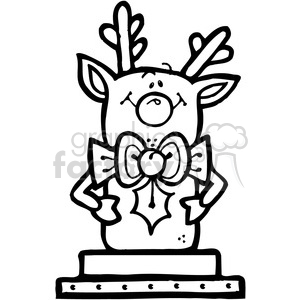 Smore Rudolph Reindeer clipart. Royalty-free image # 387667