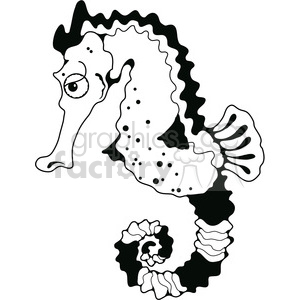 Seahorse 01 clipart. Commercial use image # 391583